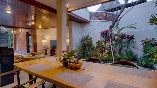 Villa Mas Ubud Two Dining area