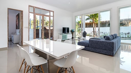 Villa Mas Anga Dining area