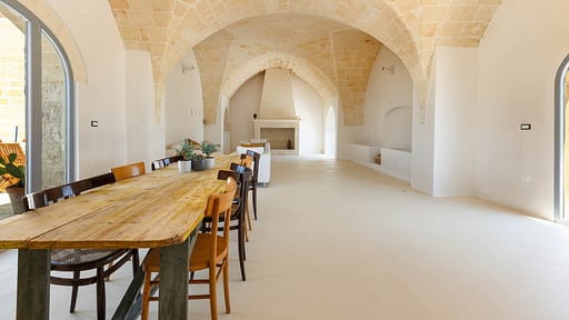 Villa Masseria Bosco Colombo Dining area