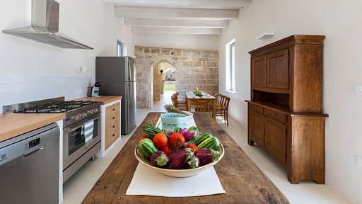 Villa Masseria Bosco Colombo Kitchen