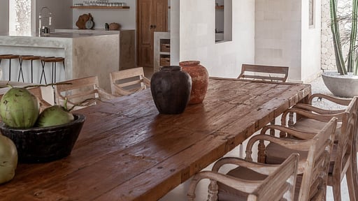 Villa Massilia Dua Dining area