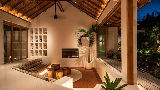 Villa Massilia Tiga Living room