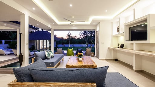 Villa Matahari Pererenan Living room