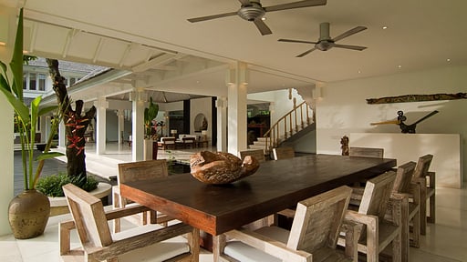 Villa Matahari Dining area