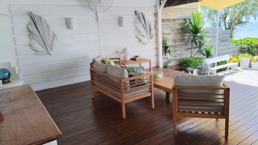Villa Matibi Terrasse/Veranda