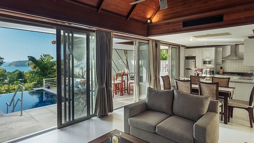 Villa Mauao Wohnbereich