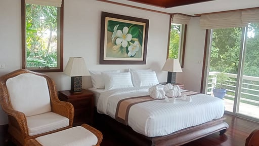 Villa Mauao Schlafzimmer 1