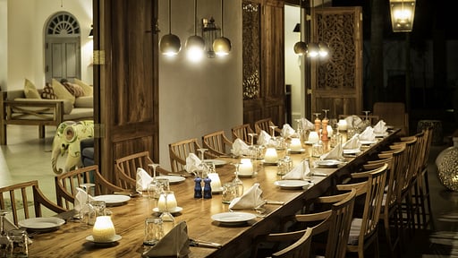 Villa Meda Gedara Dining area