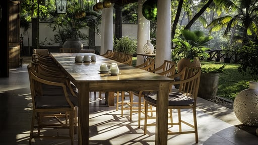 Villa Meda Gedara Dining area