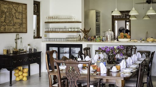 Villa Meda Gedara Dining area