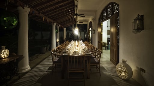 Villa Meda Gedara Dining area