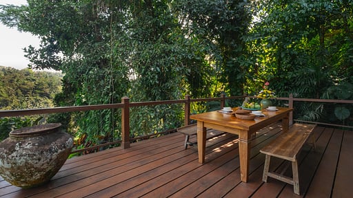 Villa Melati Dining area