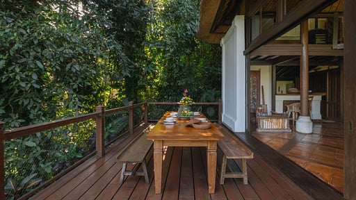 Villa Melati Dining area
