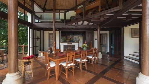 Villa Melati Dining area