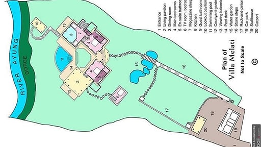 Villa Melati Floor plan