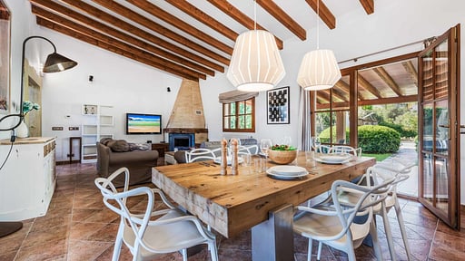 Villa Melis Zona pranzo