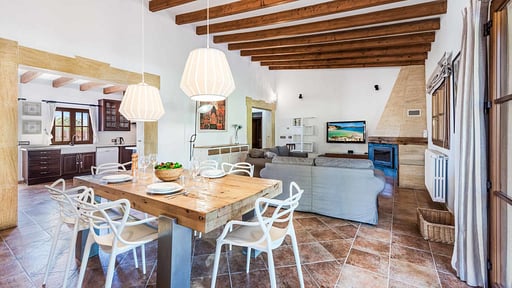 Villa Melis Zona pranzo