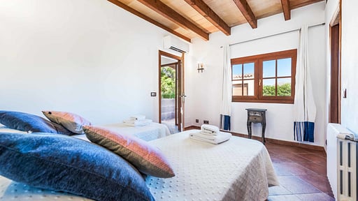 Villa Melis Camera da letto 1