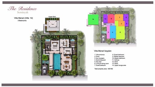 Villa Menari Floor plan