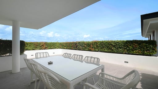 Villa Merayu Dua Rooftop lounge
