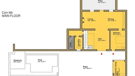 Villa Merciere Floor plan