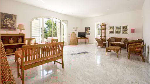 Villa Merienne Woonkamer