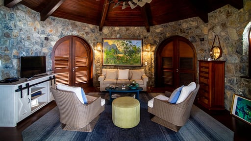 Villa Mes Amis Media room