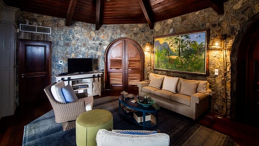 Villa Mes Amis Media room