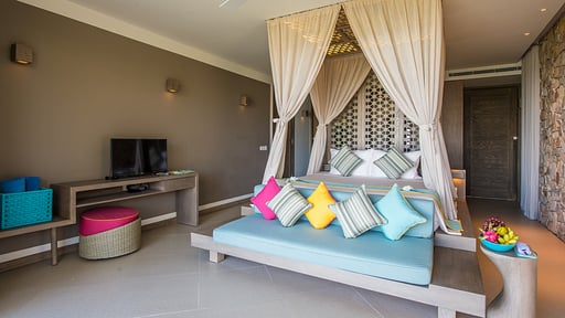 Beachfront Villa Bedroom 