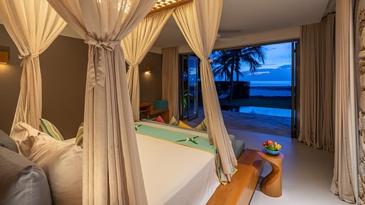Beachfront Villa Bedroom 