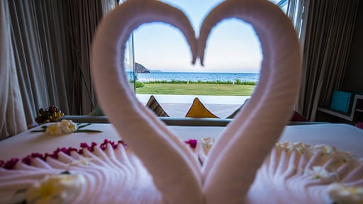 Beachfront Villa Bedroom 