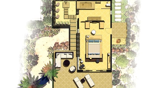 Cliff Villa Floor plan