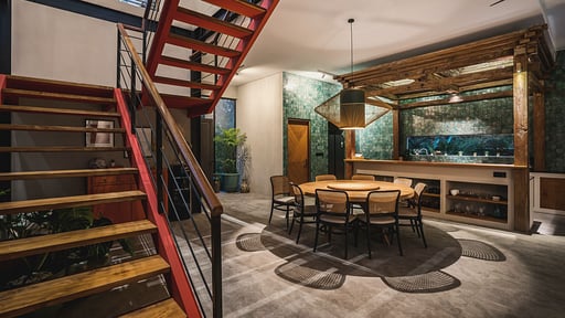 Villa Milliways Dining area