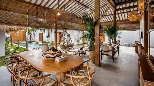 Villa Mimpi Woonkamer
