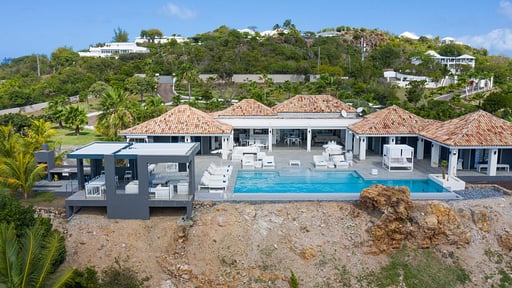 Villa Mirabelle Terres Basses Drohnen-Bilder
