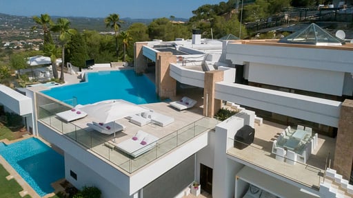Villa Mirage Ibiza Drone pictures