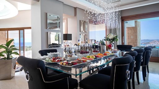 Villa Mirage Ibiza Dining area