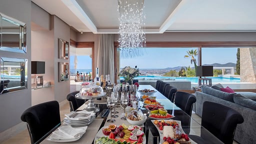 Villa Mirage Ibiza Dining area