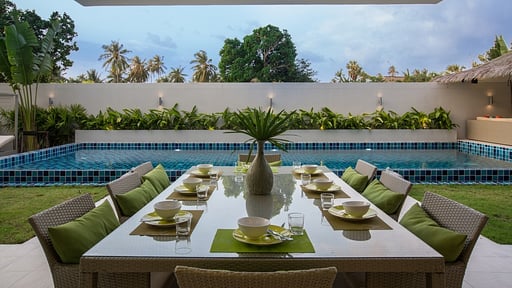 Villa Mojito Dining area