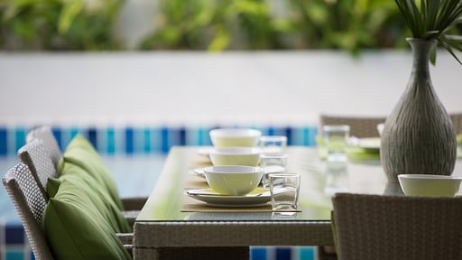 Villa Mojito Dining area