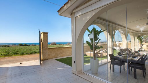 Villa Montecarlo Terrasse/Veranda