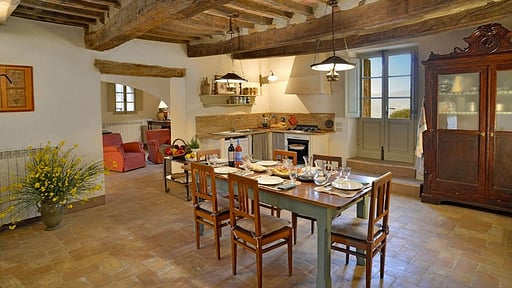 Villa Montecucco Eethoek