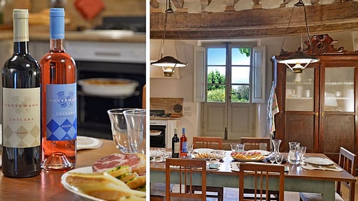 Villa Montecucco Eethoek