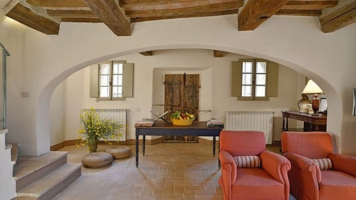 Villa Montecucco Woonkamer