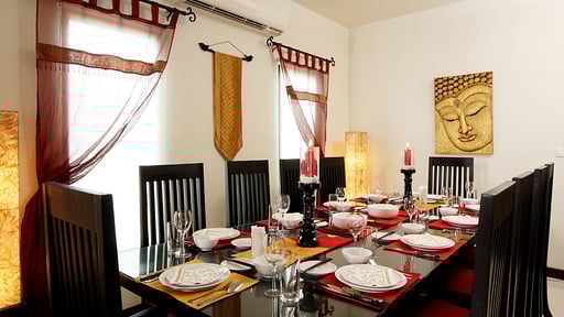 Villa Moonstone Dining area