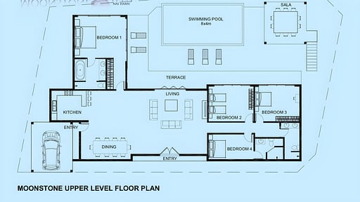 Villa Moonstone Floor plan