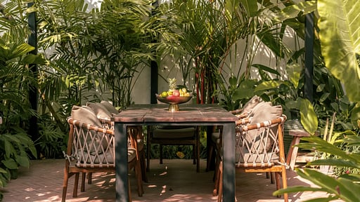 Villa Morotai Dining area