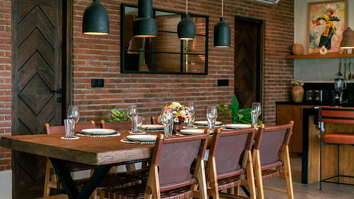 Villa Morotai Dining area