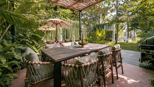 Villa Morotai Dining area