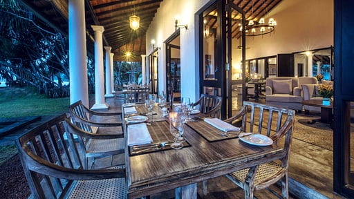 Villa Mosvold Dining area